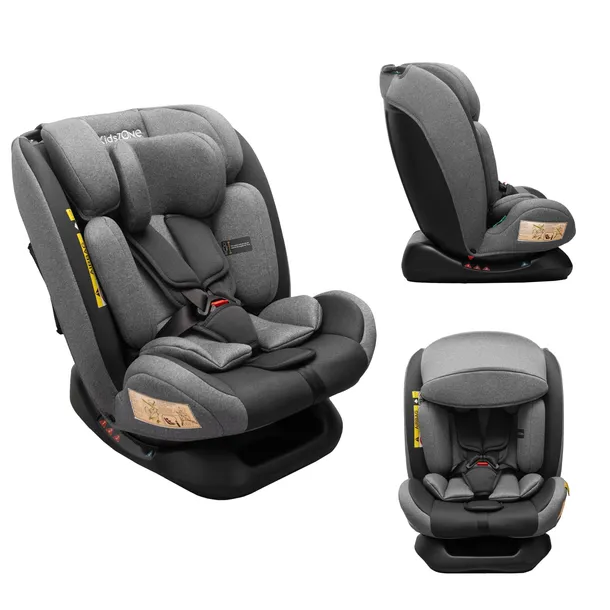 Kids Zone Fotelik samochodowy i-Size 40-150 cm 0-36 kg bez isofix