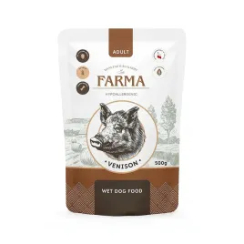 farma-dziczyzna-karma-mokra-adult-sasz-500g