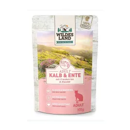 wildes-land-cat-classic-kalb-ente-cielecina-i-kaczka-z-zurawina-100g