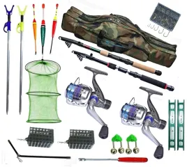 2-wedki-gruntowe-2-kolowrotki-sh3000-pokrowiec-grunt-splawik