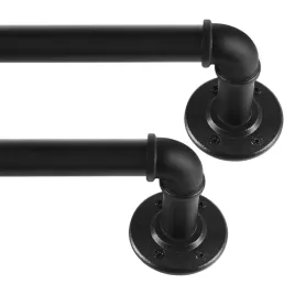czarne-karnisze-do-zaslon-z-przelotkami-rozsuwane-80-218cm-2-sztuki