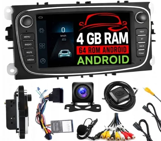 RADIO SAMOCHODOWE do FORD KUGA S-MAX C-MAX MONDEO USB GPS WIFI BT ANDROID