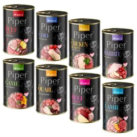 dolina-noteci-piper-premium-mokra-karma-dla-psa-puszki-mix-smakow-8x400g