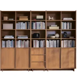minimalistyczny-regal-japandi-dab-karmel-246cm-kellos