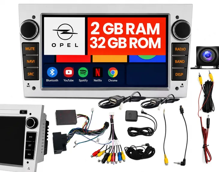 RADIO 2DIN ANDROID DO OPEL ANTARA ASTRA CORSA D VECTRA CARPLAY 2GB