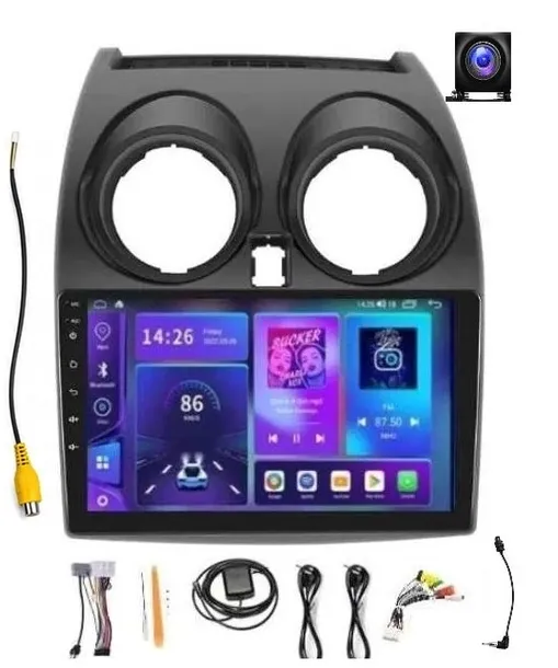 RADIO 2 DIN ANDROID GPS NISSAN QASHQAI 2006-2013 2GB CARPLA 2 GB KAMERA AHD