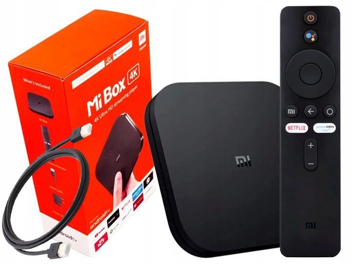 ODTWARZACZ MULTIMEDIALNY XIAOMI MI BOX 4K SMART TV - ERLI.pl