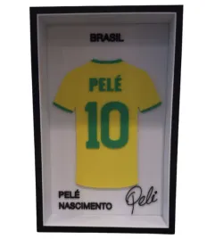 ramka-3d-koszulka-pilkarska-legenda-futbolu-pele-nascimento-brazil