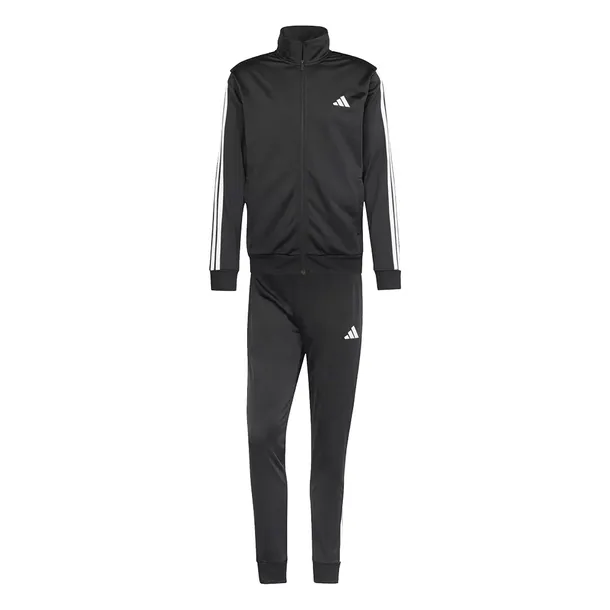 Dres komplet męski adidas M 3S TR TT TS bluza rozpinana spodnie czarny r. M