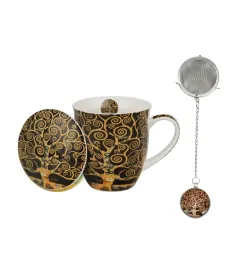 kubek-porcelanowy-400-ml-z-zaparzaczem-tree-of-life-brown-gustav-klimt