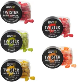 zestaw-przynet-feeder-bait-mini-slimak-twister-x5-sztuk