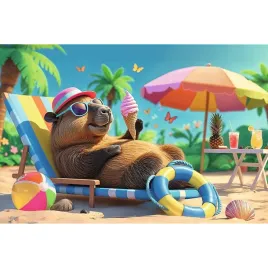 puzzle-trefl-100-elementow-relaks-w-stylu-kapibary