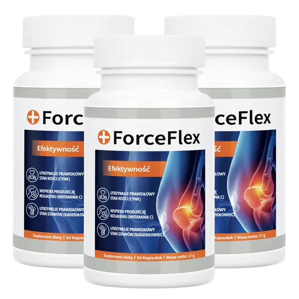 ForceFlex – suplement diety wspierający stawy i kości 30 kapsułek