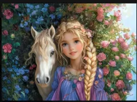 puzzle-castorland-300-princess-with-a-horse-castorland-ksiezniczka-z-koniem