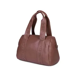 childhome-torba-do-wozka-mommy-club-vegan-leather-dark-brown