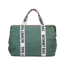 childhome-torba-mommy-bag-signature-zielona