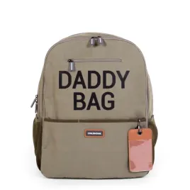 childhome-plecak-daddy-bag-kanwas-khaki