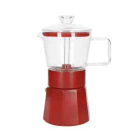 la-cafetiere-szklana-kawiarka-verona-czerwona-290-ml