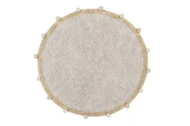 dywan-bawelniany-bubbly-natural-honey-o120-cm-lorena-canals