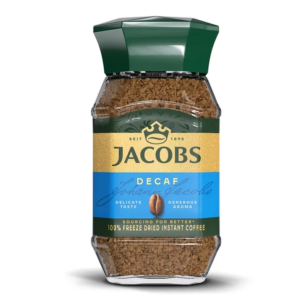 Jacobs Decaf Kawa Rozpuszczalna Bezkofeinowa Bez Kofeiny 100g