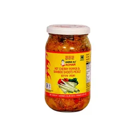 marynowane-papryczki-hot-cherry-pepper-and-bamboo-aama-ko-achar-380g