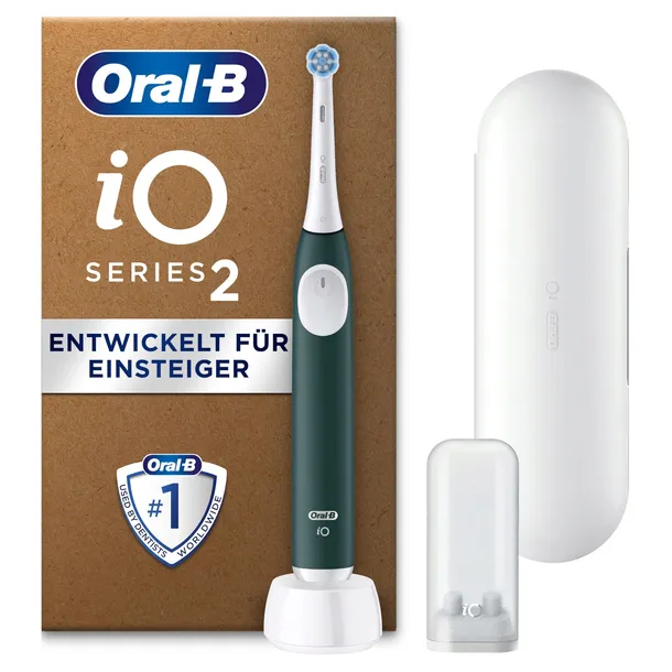 ORAL-B IO Series 2 Szczoteczka Elektryczna 3 Tryby Magnetyczna Leśna Zieleń