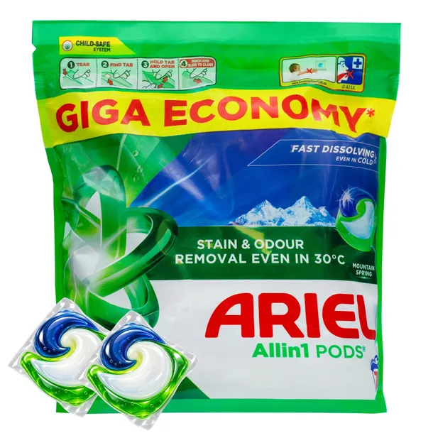 Kapsułki do prania białego ARIEL White Pods 70 szt Oryginalne tabletki