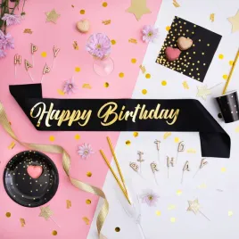szarfa-urodzinowa-happy-birthday-czarno-zlota