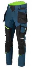 spodnie-robocze-meskie-stretch-petrol-blue-elastomultiester-lahti-l40560-m