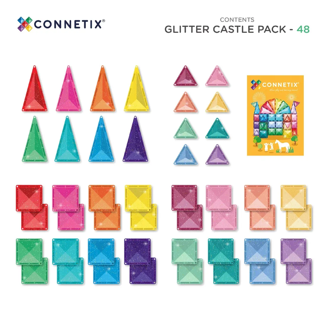 connetix-glitter-castle-pack-48-elementow