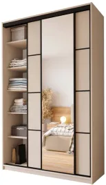 szafa-z-drazkami-i-polkami-z-lustrem-do-sypialni-150-cm-largo-plus