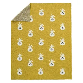 fresk-tkany-kocyk-z-bawelny-organicznej-80-x-100-cm-ananas-mustard