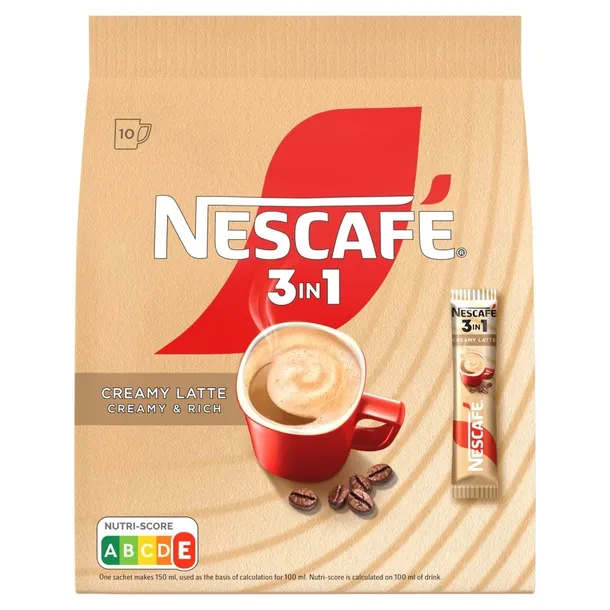 Kawa Rozpuszczalna Nescafe 3w1 Creamy Latte 15g x 10szt 150g