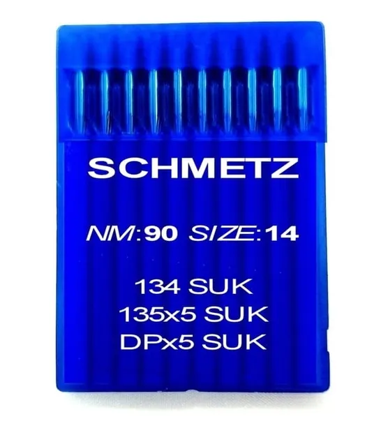 Igły do stebnówek SCHMETZ 135x5 DPx5 134 rozm. 90 SUK kulkowe do streczu