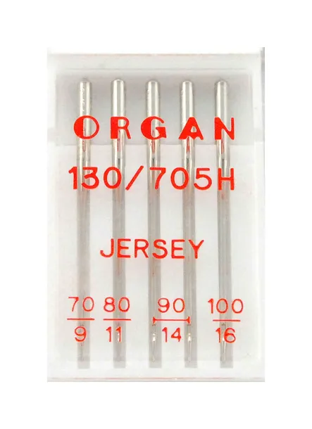 Igły do maszyn półpłaskie Organ MIX Jersey Janome