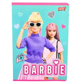 barbie-zeszyt-a5-kratka-16-kartek-w-kratke-bez-marginesu-zielony