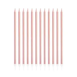 swieczki-urodzinowe-rose-gold-wysokie-12-sztuk