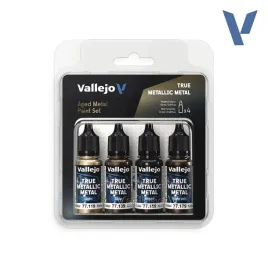 vallejo-77-258-true-metallic-metal-aged-metal-paint-set-4x18-ml