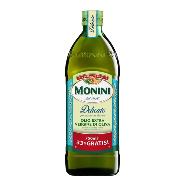 Monini Delicato Oliwa z Oliwek Extra Virgin Delikatna 1000ml 1L z Włoch