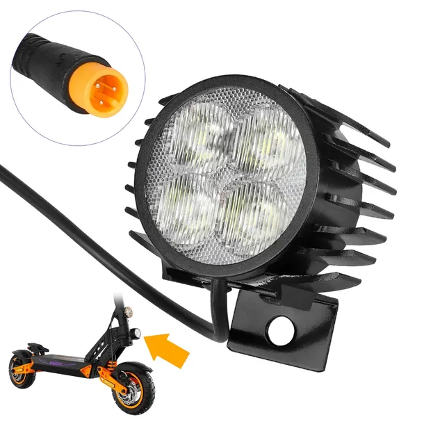 Przednia Lampa Światło LED Higo 3 Pin z Klaksonem do Kamikaze K1/Plus/Max