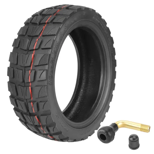 Opona 10x2.75-6.5 + Wentyl do KuKirin G2/G2 Master/G3/Kamikaze K1/Plus/Max