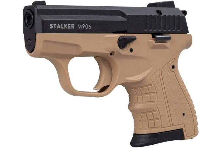 Pistolet hukowy alarmowy STALKER M906 BAS FDE TAN kal. .22 Long 6 mm
