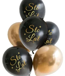 balony-urodzinowe-sto-lat-czarno-zlote-zestaw-6-szt-4-czarne-z-nadruk