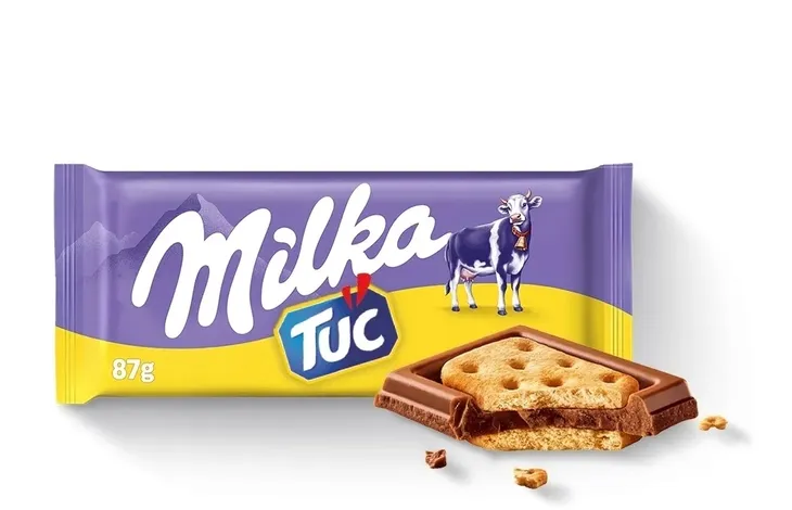 Milka Sandwich Tuc Czekolada Mleczna z Krakersem 87g