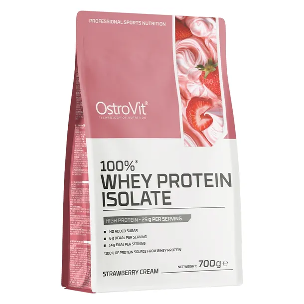 OSTROVIT 100% Whey Protein smak kremowej truskawki
