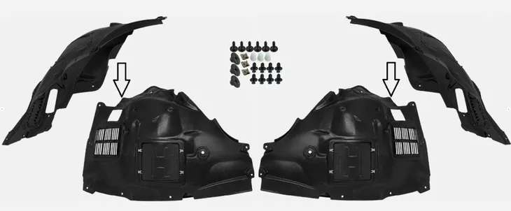 NADKOLE + SPINKI PRZÓD LEWE + PRAWE BMW 3 F30 F31 80 F34 2012-2019 M-PAK