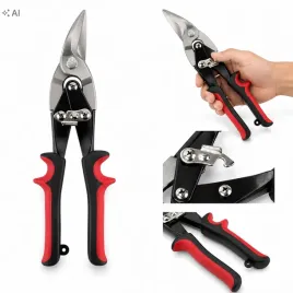 nozyce-do-ciecia-blachy-lewe-czerwone-250mm