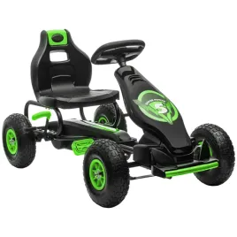 gokart-homcom-na-pedaly-dla-dzieci-zielono-czarny-5-12-lat-50kg