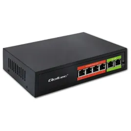switch-fast-ethernet-poe-4x-rj45-2x-rj45-uplink-65w-10-100mb-s