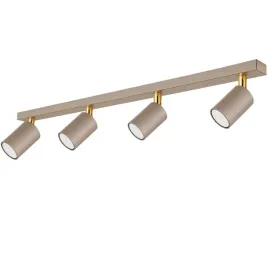 lampa-sufitowa-superled-spoti-ecru-bezowa-zlota-4x-gu10